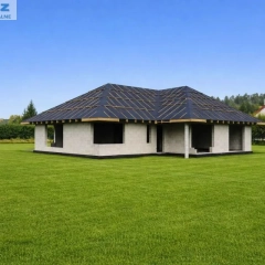 Działka budowlana z rozpoczętą budową domu Uściany Stare