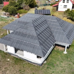 Działka budowlana z rozpoczętą budową domu Uściany Stare