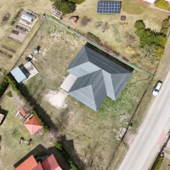 Działka budowlana z rozpoczętą budową domu Uściany Stare