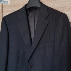 męska MARYNARKA ciemnoszara, wełna, na 182 cm - użyta tylko raz, stan idealny!