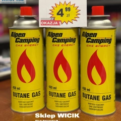 Tanio  4,99 zł ❗️Kartusz ALPEN CAMPING