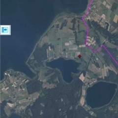 Działka rekreacyjna 4442 m2 w Kwiku blisko jeziora