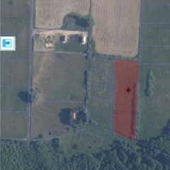 Działka rekreacyjna 4442 m2 w Kwiku blisko jeziora