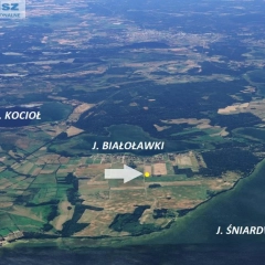 Działka o powierzchni 3000 m² w miejscowości Kwik w gminie Pisz .