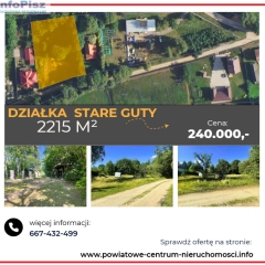 Stare Guty-Warunki zabudowy-Działka pod zabudowę jednorodzinną