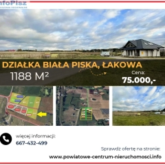Działki w Białej Piskiej (cena do negocjacji)
