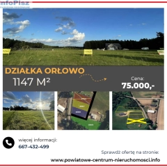Działki Orłowo (w-z) zabudowa jednorodzinna