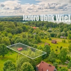 Działka budowlana 1405 m² – Ublik, Mazury