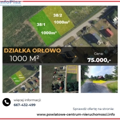 Działki Orłowo (w-z) zabudowa jednorodzinna