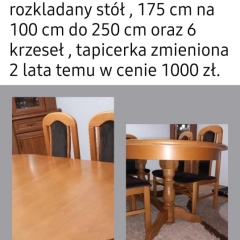 Stół z krzesłami 