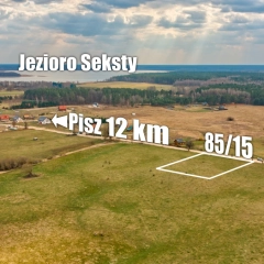 Działka z warunkami zabudowy Zdory Śniardwy Mazury