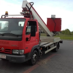 Podnośnik koszowy 27 metrów