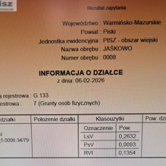 Sprzedam działkę budowlaną nr 34/79 Jaśkowo 