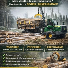 Wykonam profesjonalne usługi leśne 