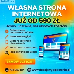 Strona internetowa od 590 zł 