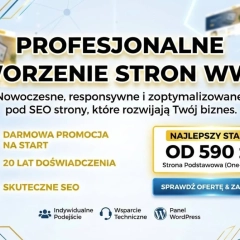 Strona internetowa od 590 zł 