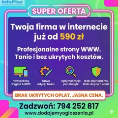 Strona internetowa od 590 zł 