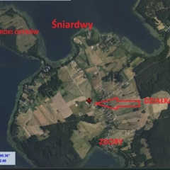Działka budowlana w Zdorach jezioro Śniardwy 