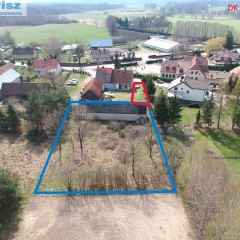 Działki z budynkiem gospodarczym w Trzonkach 