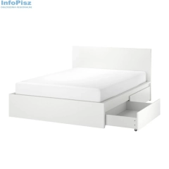 Łóżko 160x200 z materacem i nakładka 