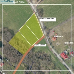 Działki na Mazurach  3000 m² 