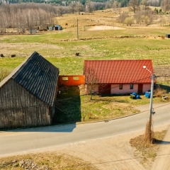 Siedlisko na Mazurach Giętkie | 5 działek | 6219 m² | dom, warsztat, zabudowania, pasieka