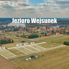 Działki na Mazurach Wejsuny | blisko jezior i natury, 600 m do plaży