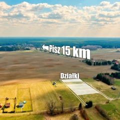 Działki na Mazurach Wejsuny | blisko jezior i natury, 600 m do plaży