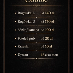 Pranie tapicerki meblowej 