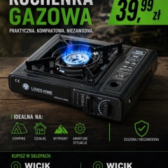 🔥 KUCHENKA GAZOWA – TYLKO 39,99 zł! 🔥