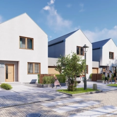 NOWOCZESNE DOMY Z GARAŻEM I POMPĄ CIEPŁA – PISZ, UL. REJA