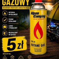   🔥 KARTUSZE GAZOWE ALPEN CAMPING 🔥