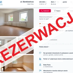 Mieszkanie 4 pokoje parter Biała Piska