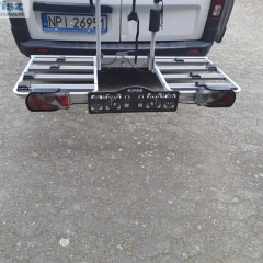 Bagażnik na hak na 4 rowery