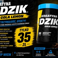 ⚡ KREATYNA DZIK® – COLA LEMON ⚡
