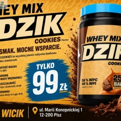 ODŻYWKA BIAŁKOWA DZIK® – COOKIES 