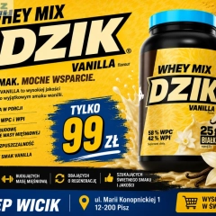 ODŻYWKA BIAŁKOWA DZIK® – VANILLA 