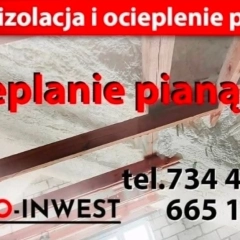 Izolacje I ocieplanie natryskowe pianą PUR 