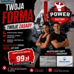 Siłownia POWER FACTORY PISZ