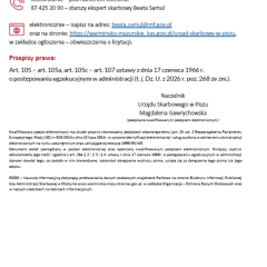 OBWIESZCZENIE O PIERWSZEJ LICYTACJI RUCHOMOŚCI