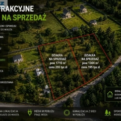 Dwie działki budowlane w Szczechach Wielkich 