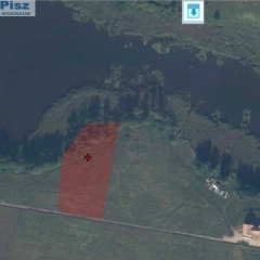 Działka rolna z linią brzegową jeziora Wygryny, gm Ruciane Nida 