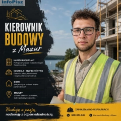 inż. Kacper Jermacz -Kierownik Budowy z Mazur