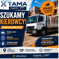 Praca dla Kierowcy kat. C – Pisz i okolice!