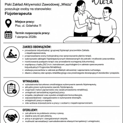 Zatrudnimy Fizjoterapeutę