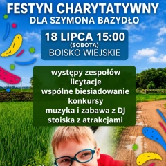 🎉 Festyn Charytatywny dla Szymona Bazydło ❤️