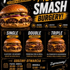 🍔 Zapraszamy na PISKIE Smash Burgery do PAT'S!