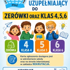 Nabór uzupełniający do Prywatnej Szkoły Podstawowej w Piszu!