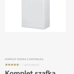 Szafka z umywalką 40x29 cm