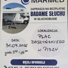 Bezpłatne badanie słuchu w Słuchobusie 
